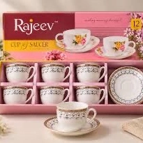 Coffee mug and saucer